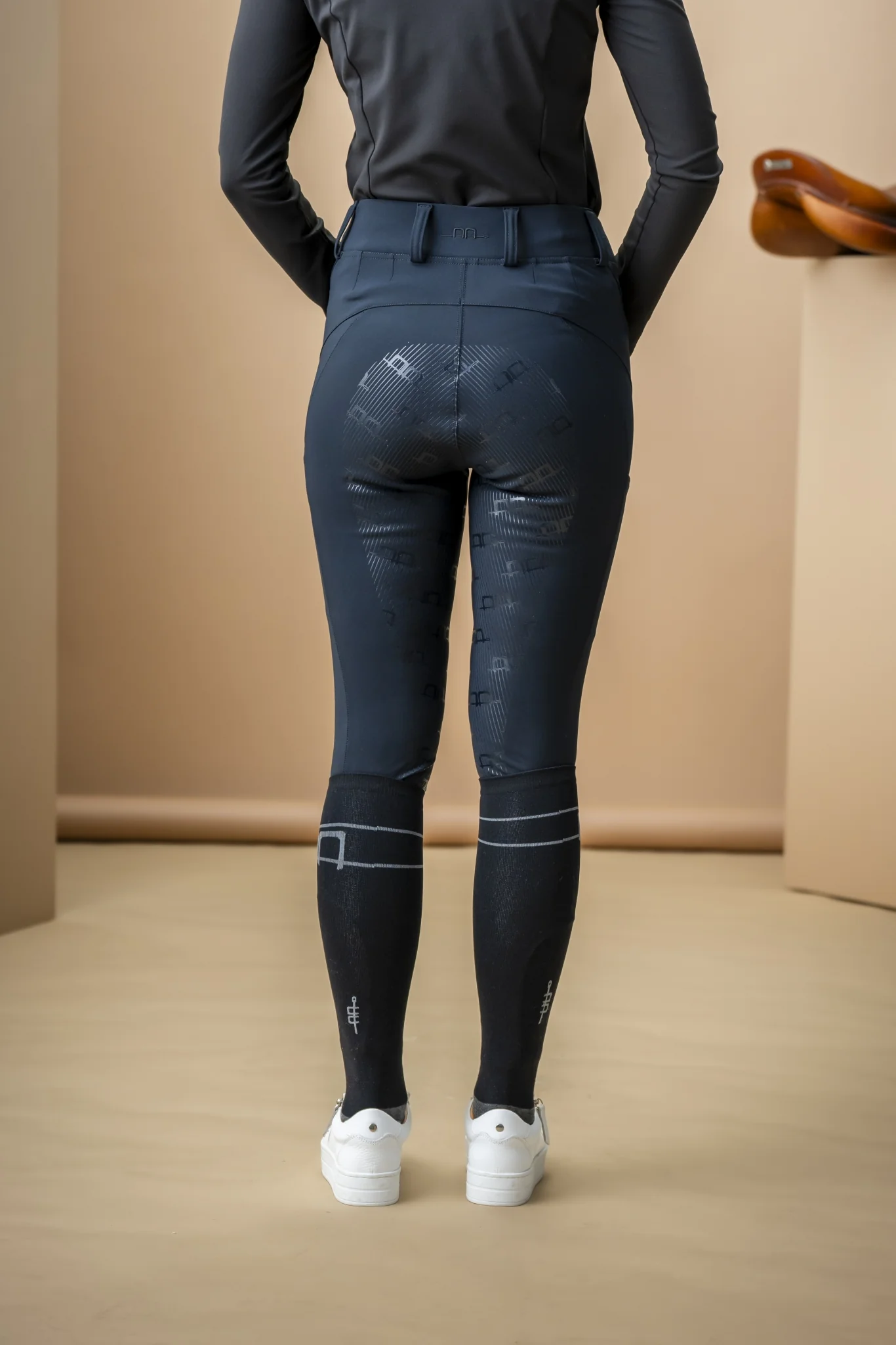 Alessandro Albanese Ladies Full Seat Brushed Hybrid Breeches - Image 5