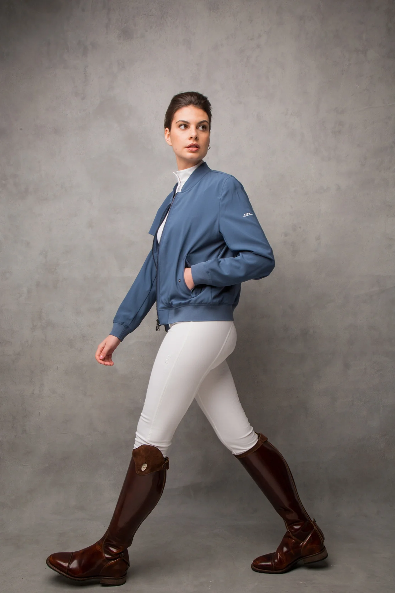 Alessandro Albanese Luxury Silk Lady Blouson - Image 4