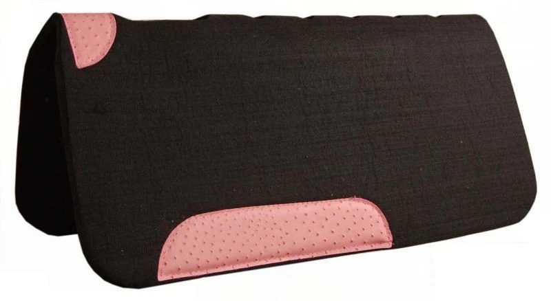 American Saddlery Ostrich Wool Saddle Pad Lime - Image 3