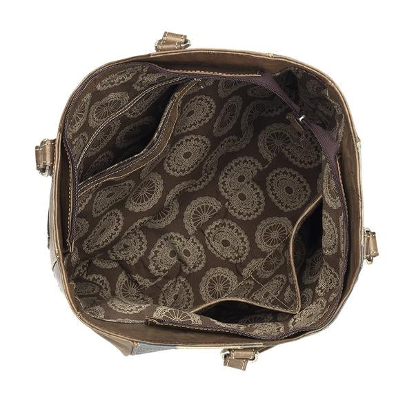 American West Groovy Soul Zip Top Tote - Image 5