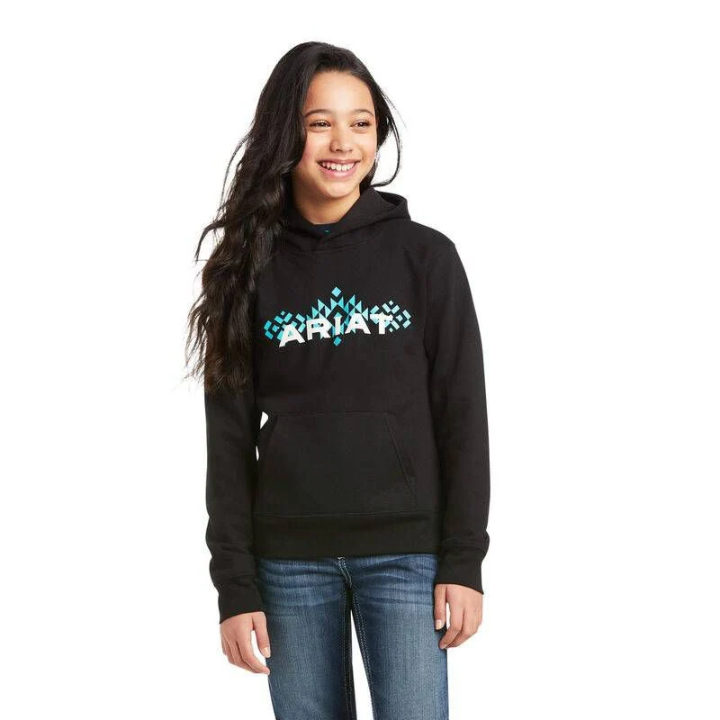 Ariat Kids REAL Chest Logo Hoodie - Image 4