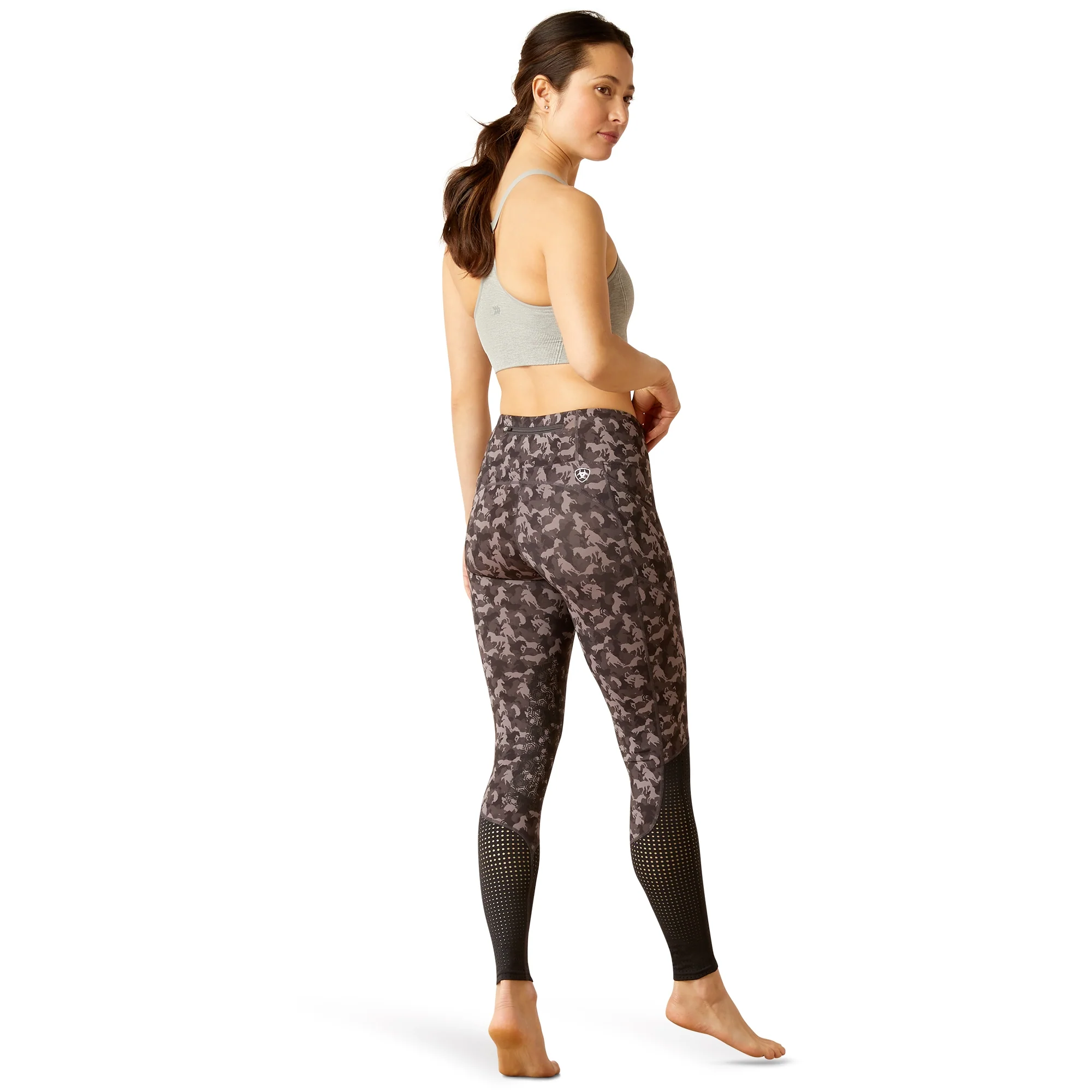 Ariat Ladies Eos Knee Patch Tights - Image 2