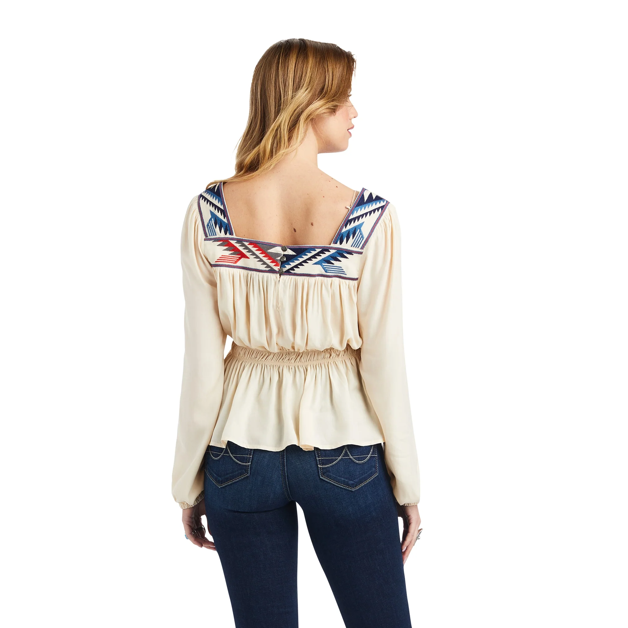 Ariat Ladies Jacquard Chimayo Top - Image 2