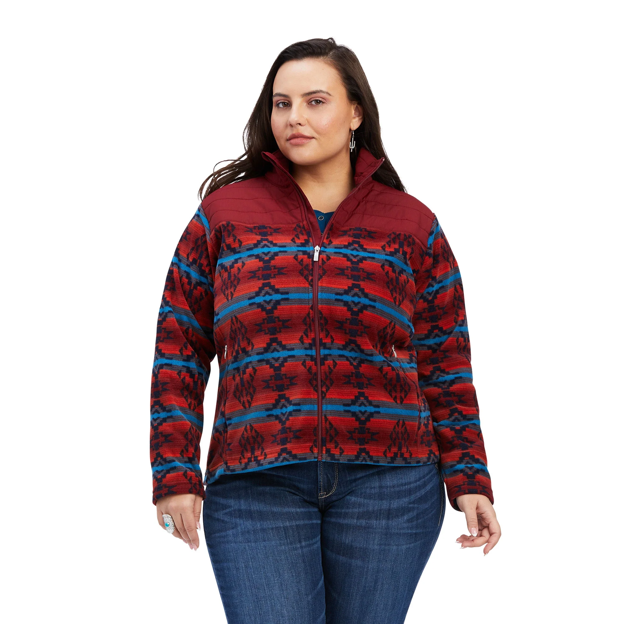 Ariat Ladies Prescott Fleece Jacket - Image 2