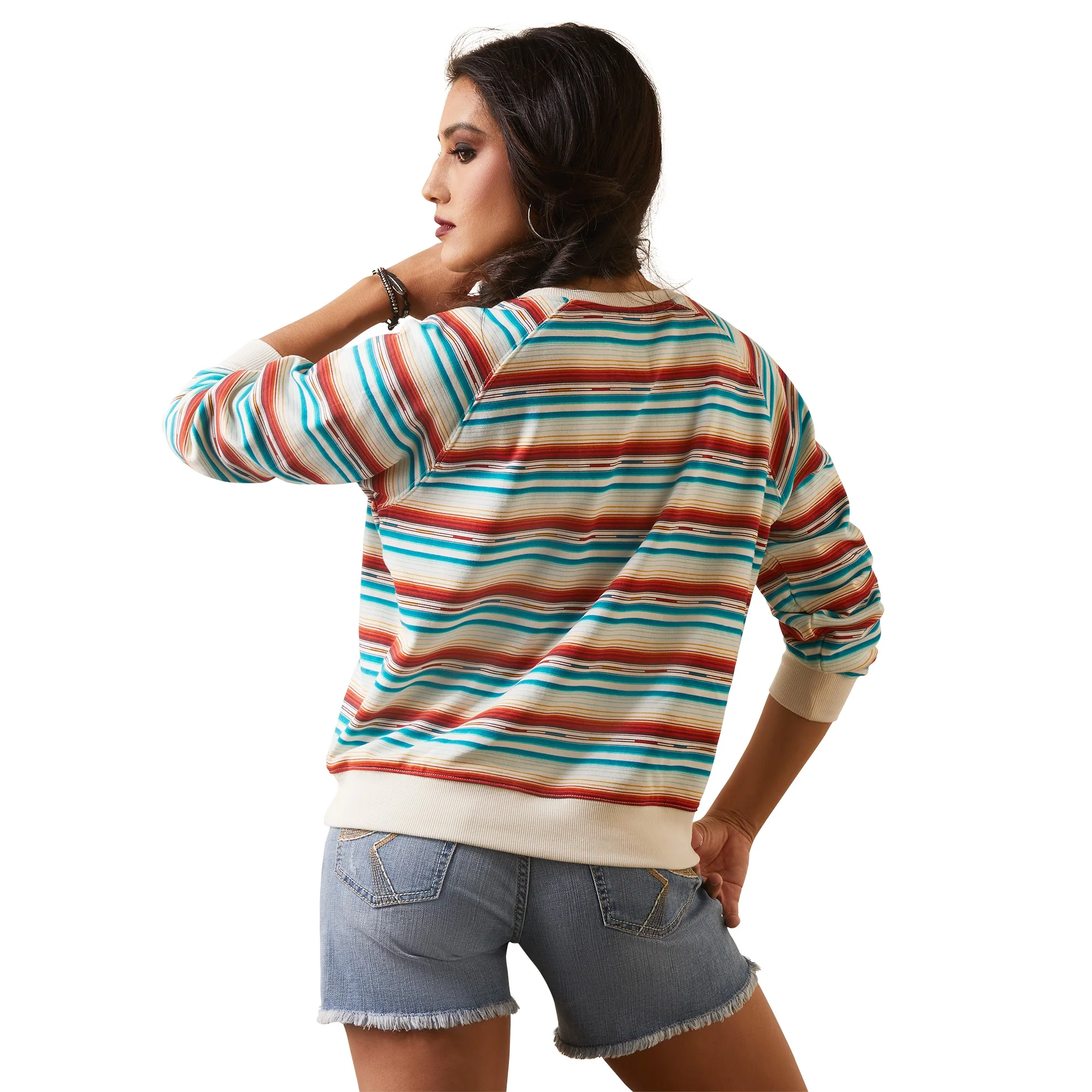 Ariat Ladies REAL Rosa Serape Sweatshirt - Image 2