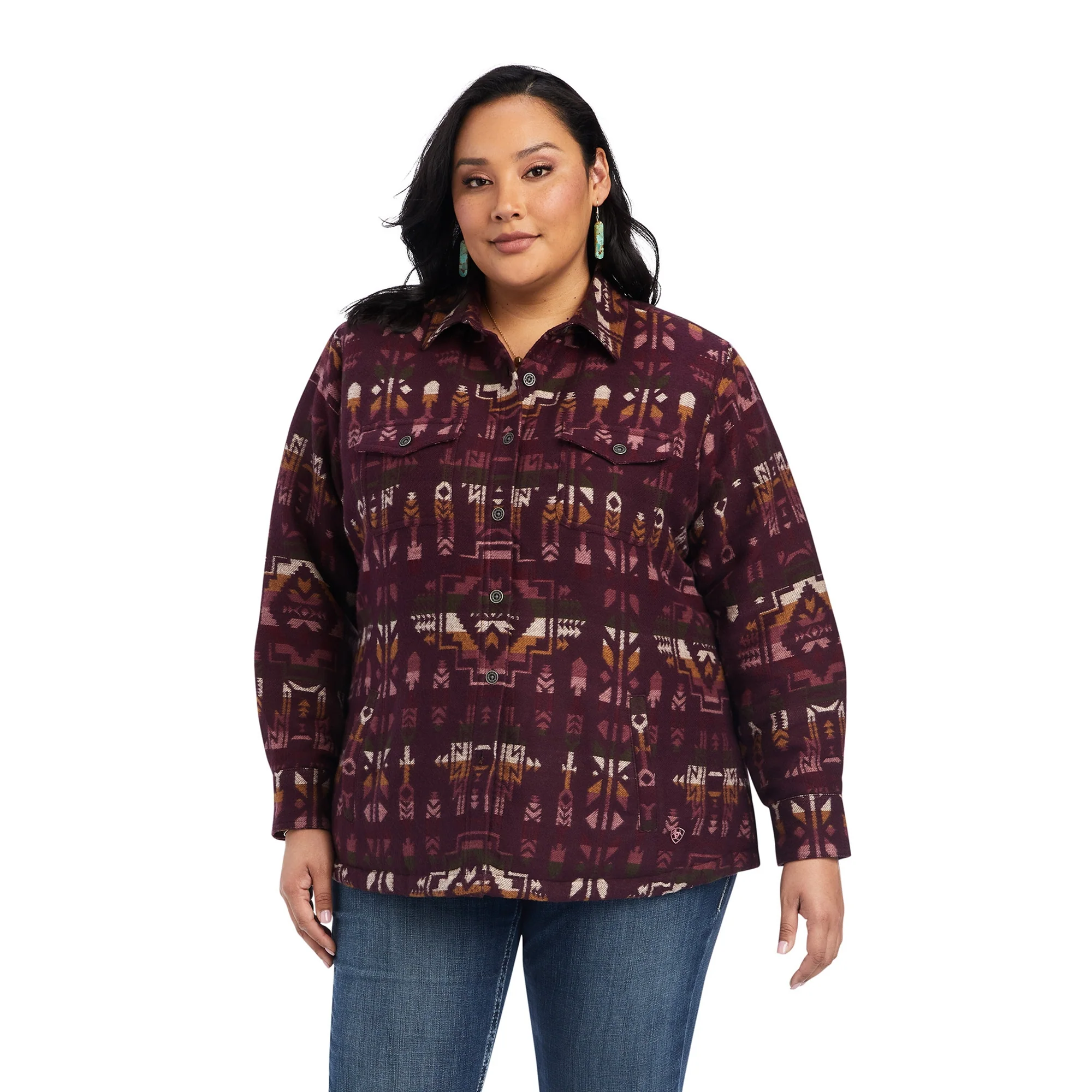 Ariat Ladies Shacket Shirt Jacket - Image 2