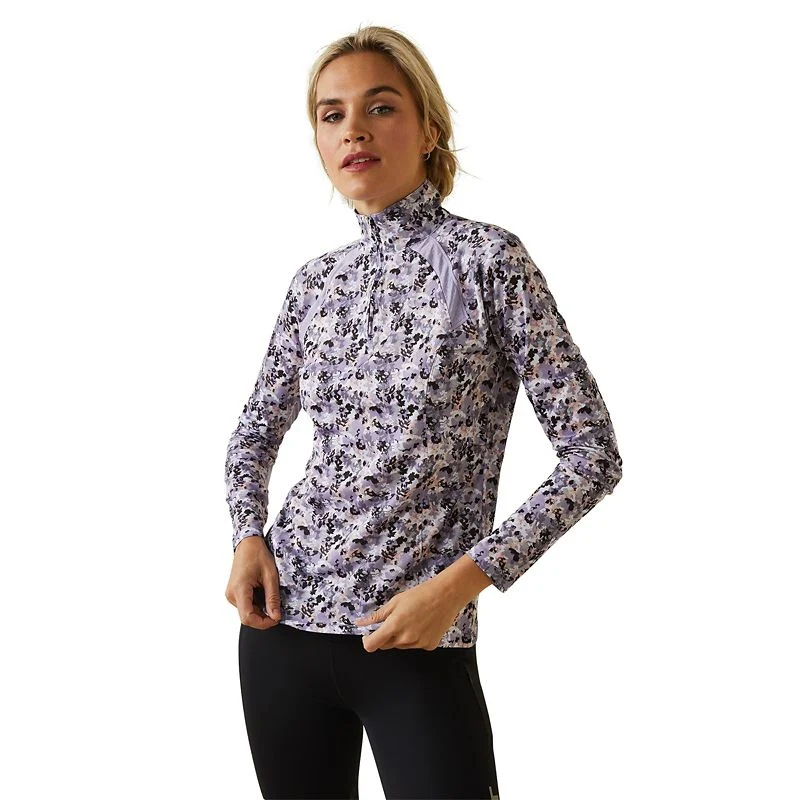 Ariat Ladies Sunstopper 2.0 1/4 Zip Baselayer Shirt - Image 2