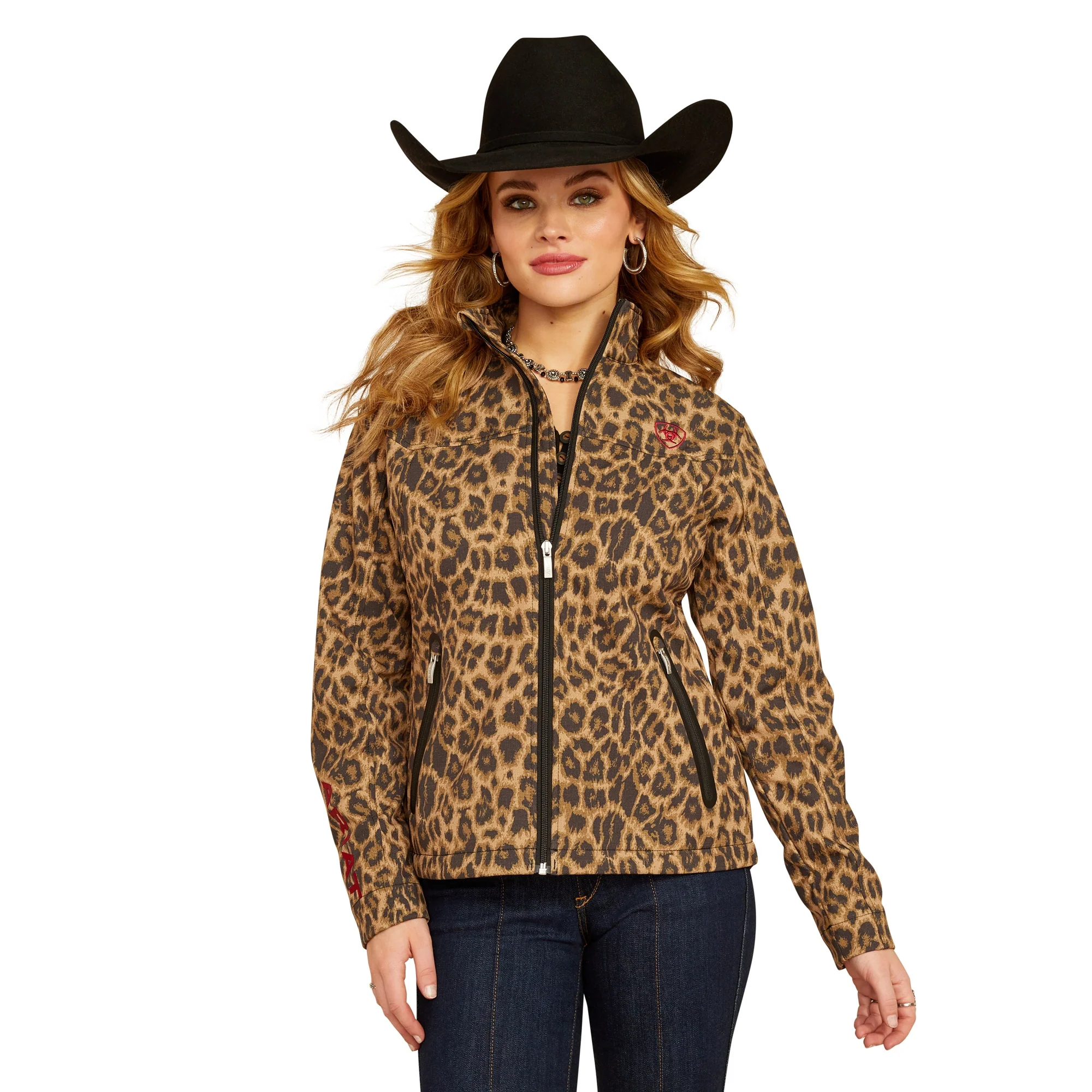 Ariat Ladies Team Print Softshell Jacket - Image 4