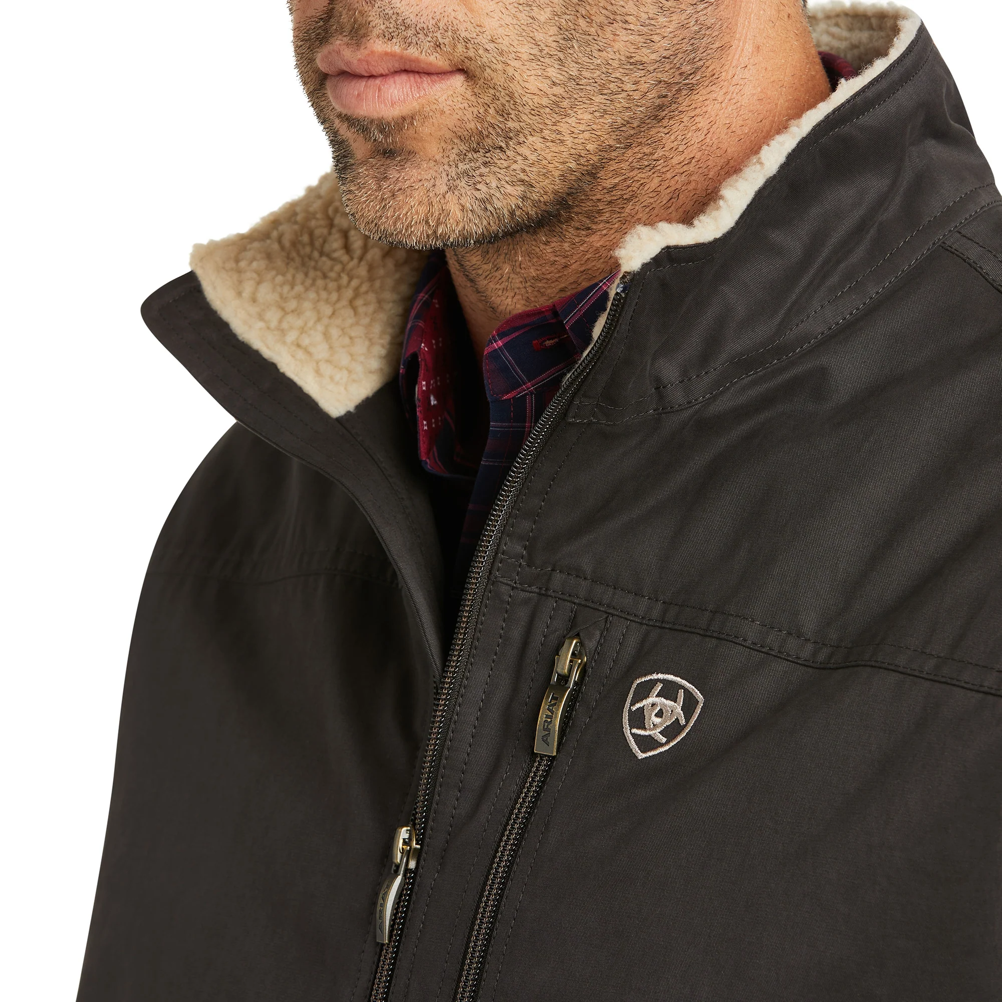 Ariat Mens Grizzly Canvas Insulated Jacket - Image 3