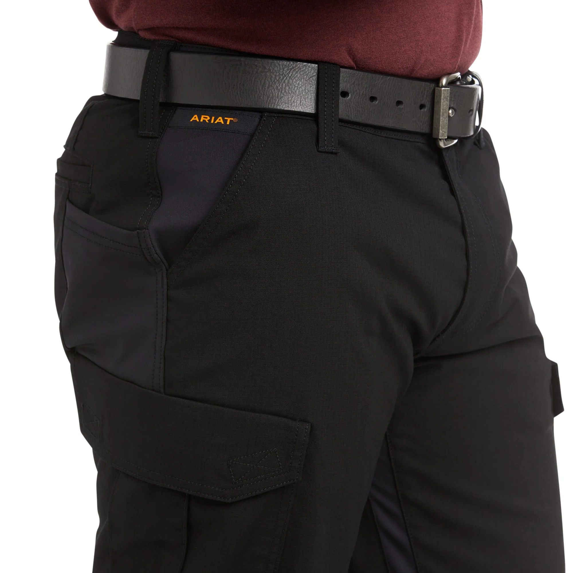 Ariat Mens Rebar M5 Straight DuraStretch Ripstop Cargo Straight Pants - Image 3