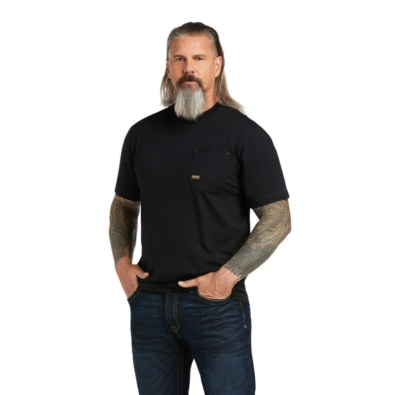 Ariat Mens Rebar Workman Working Dog T-Shirt - Image 2