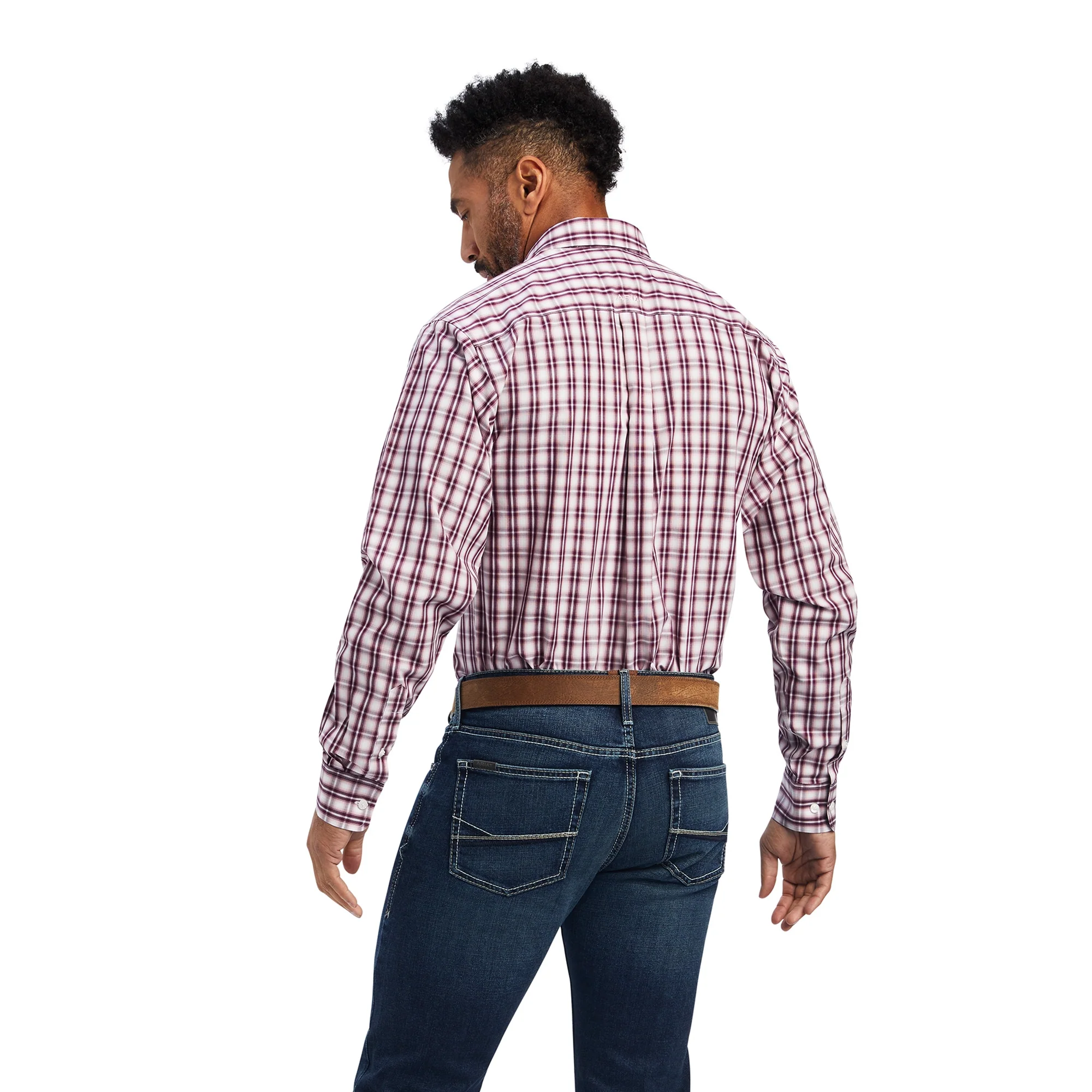 Ariat Mens Wrinkle Free Darian Fitted Shirt - Image 2