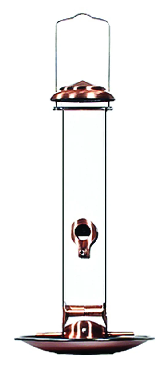 Audubon Copper Tube Feeder with Tray - Image 2