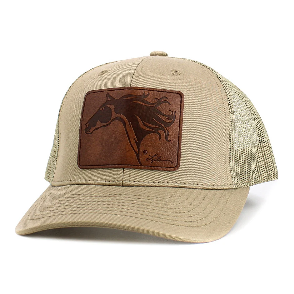 AWST Int'l Lila Horse Head Patch Cap - Image 2