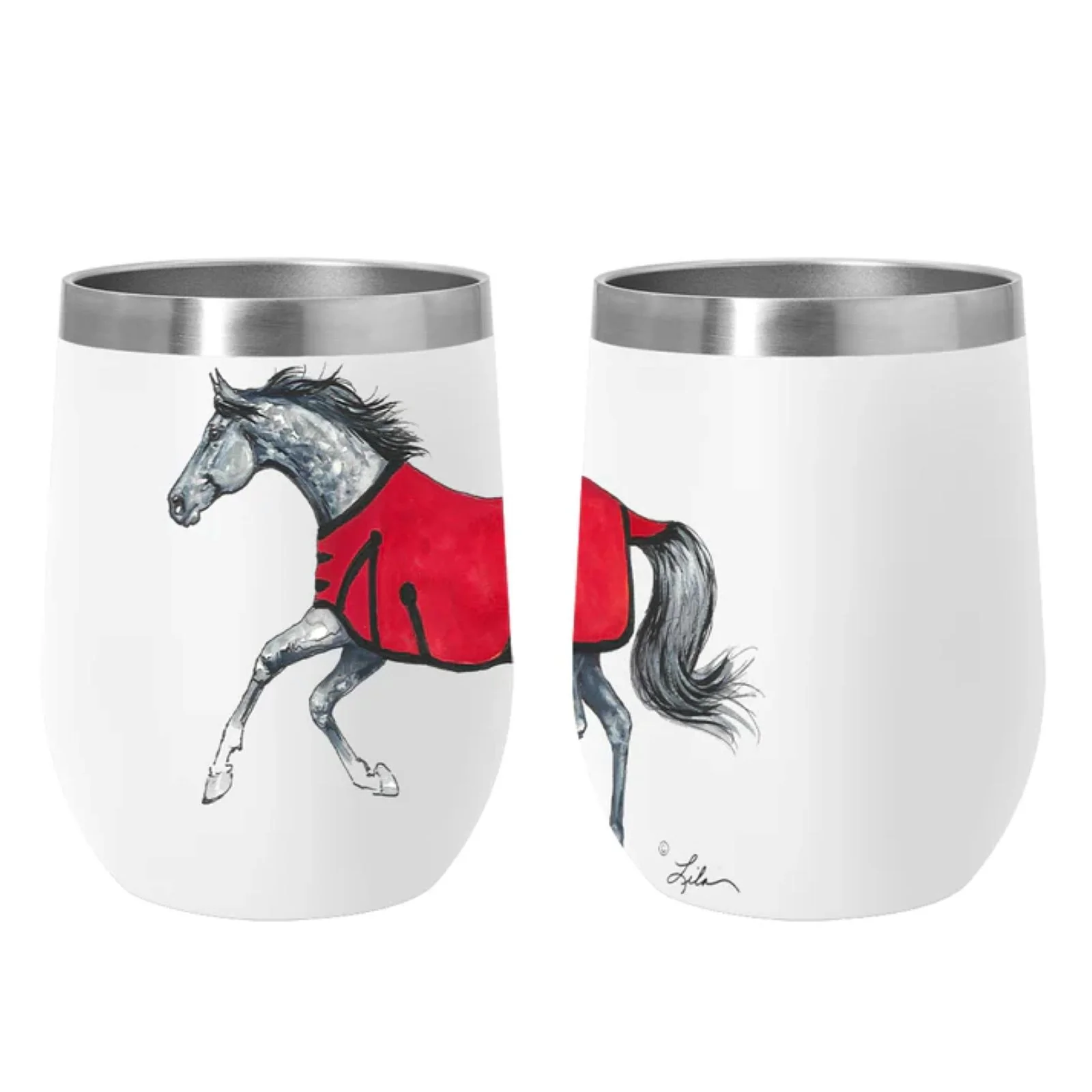 AWST Int'l Lila Stainless Steel Wine Tumbler - Image 3