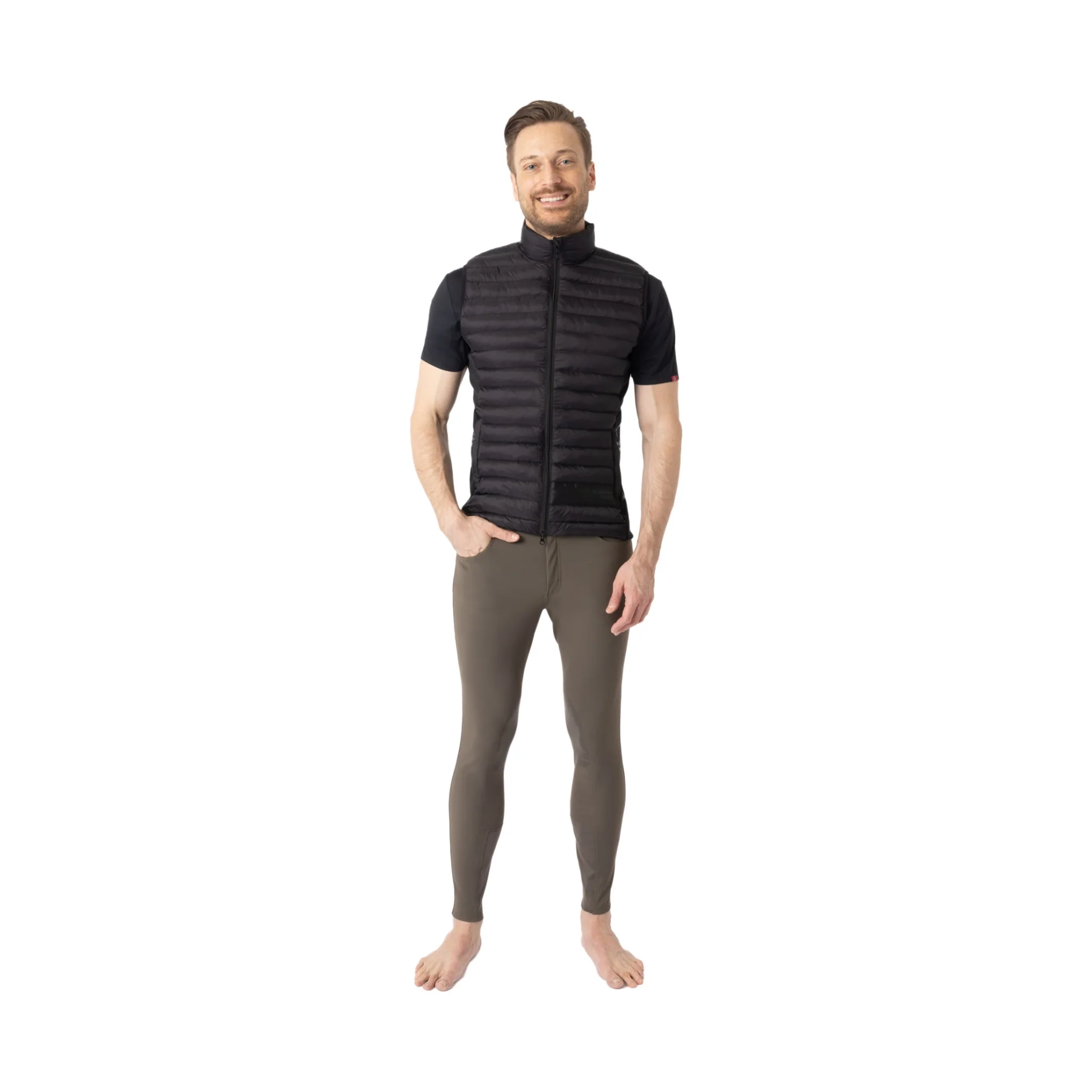 B Vertigo Simon Mens Light Padded Vest - Image 3