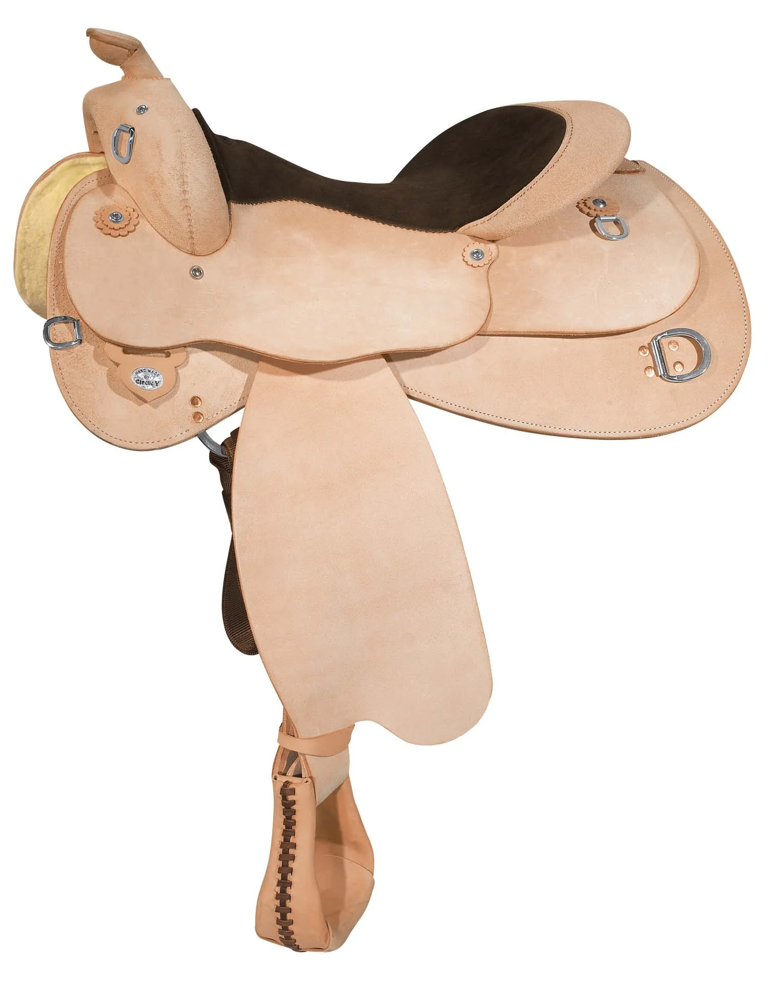 Circle Y Roughout Trainer With Training Dees Saddle