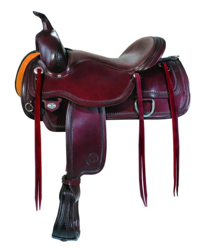 Circle Y Topeka Flex-Lite Shell Border Saddle - Image 3