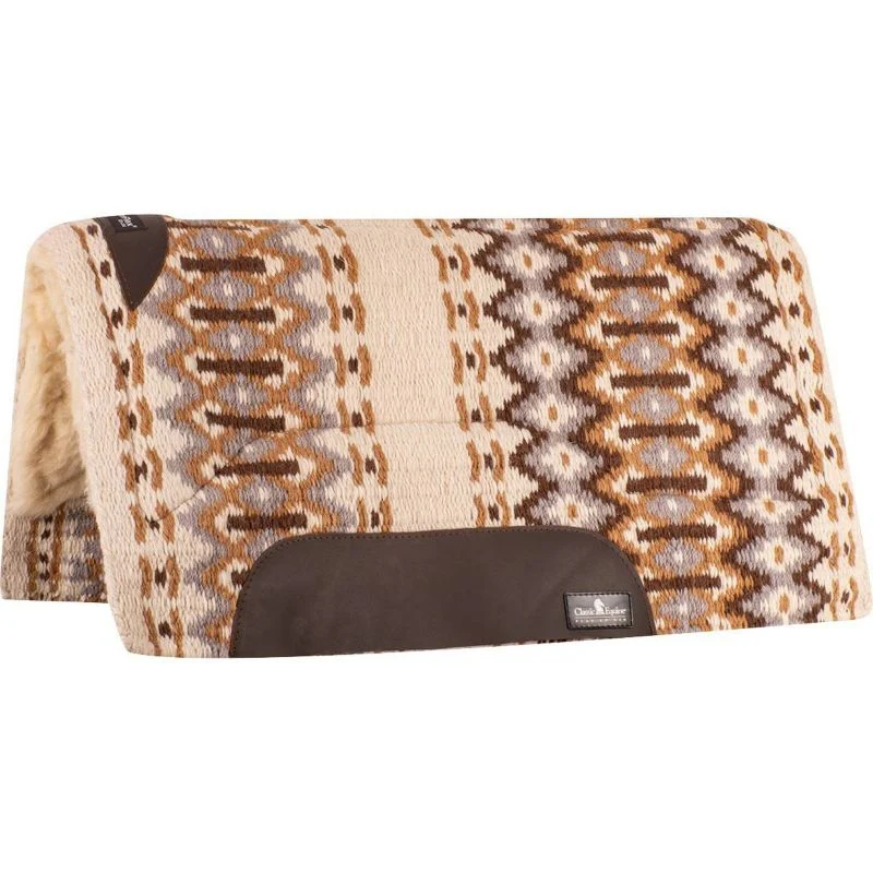 Classic Equine Sensorflex Wool Straight Top Saddle Pad - 3/4" Thick - Image 3
