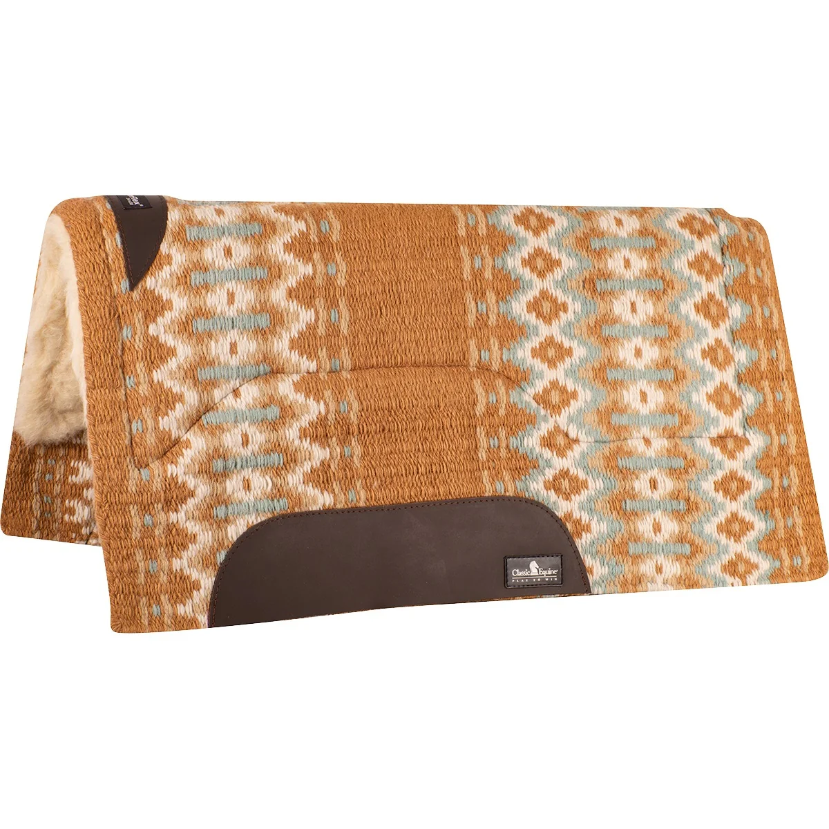 Classic Equine Sensorflex Wool Straight Top Saddle Pad - 3/4" Thick - Image 8