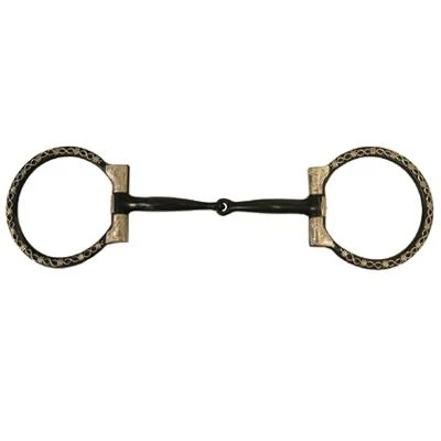 Coronet Show Snaffle Bit with Raised Detail Bit