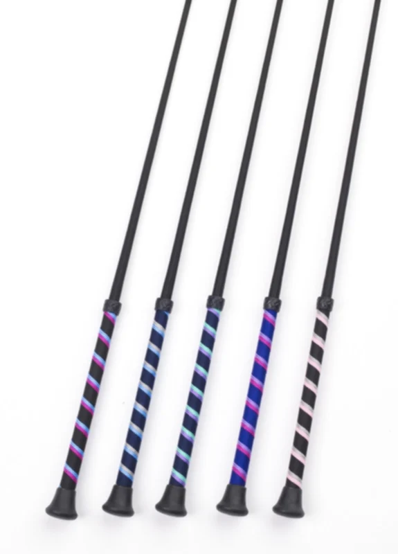 County Tri Stripe Dressage Whip