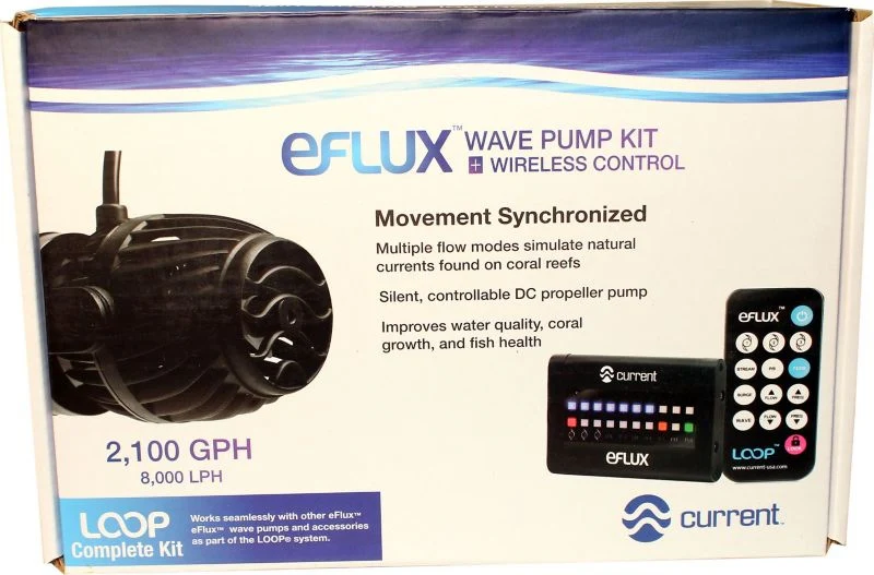 Current Usa Eflux Wave Pump Kit Loop Compatible - 2100 gph
