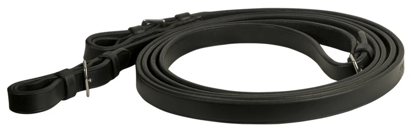 Da Vinci Plain Flat Reins with Hook Ends