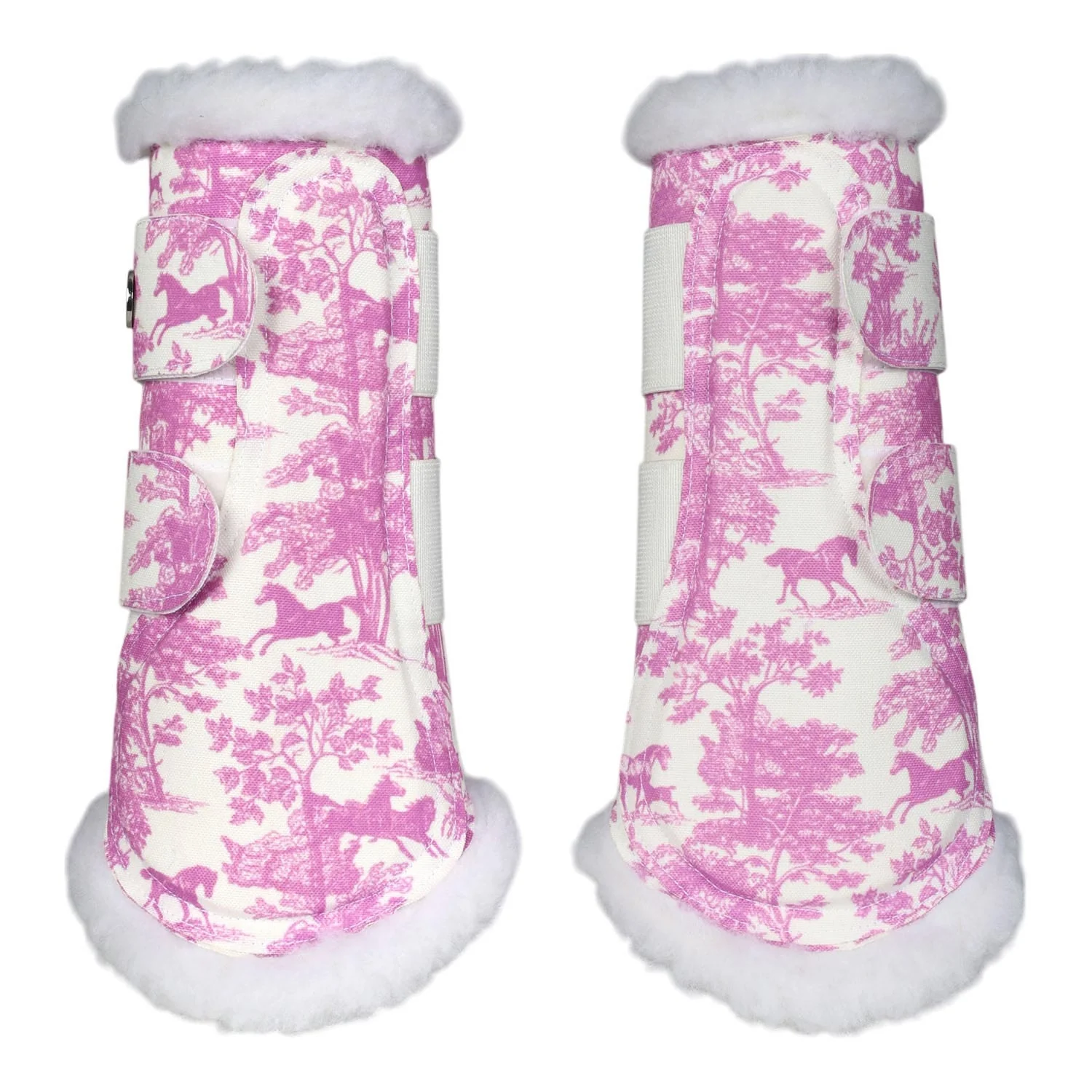 Dapplebay Equestrian Toile Brush Boots - Image 5