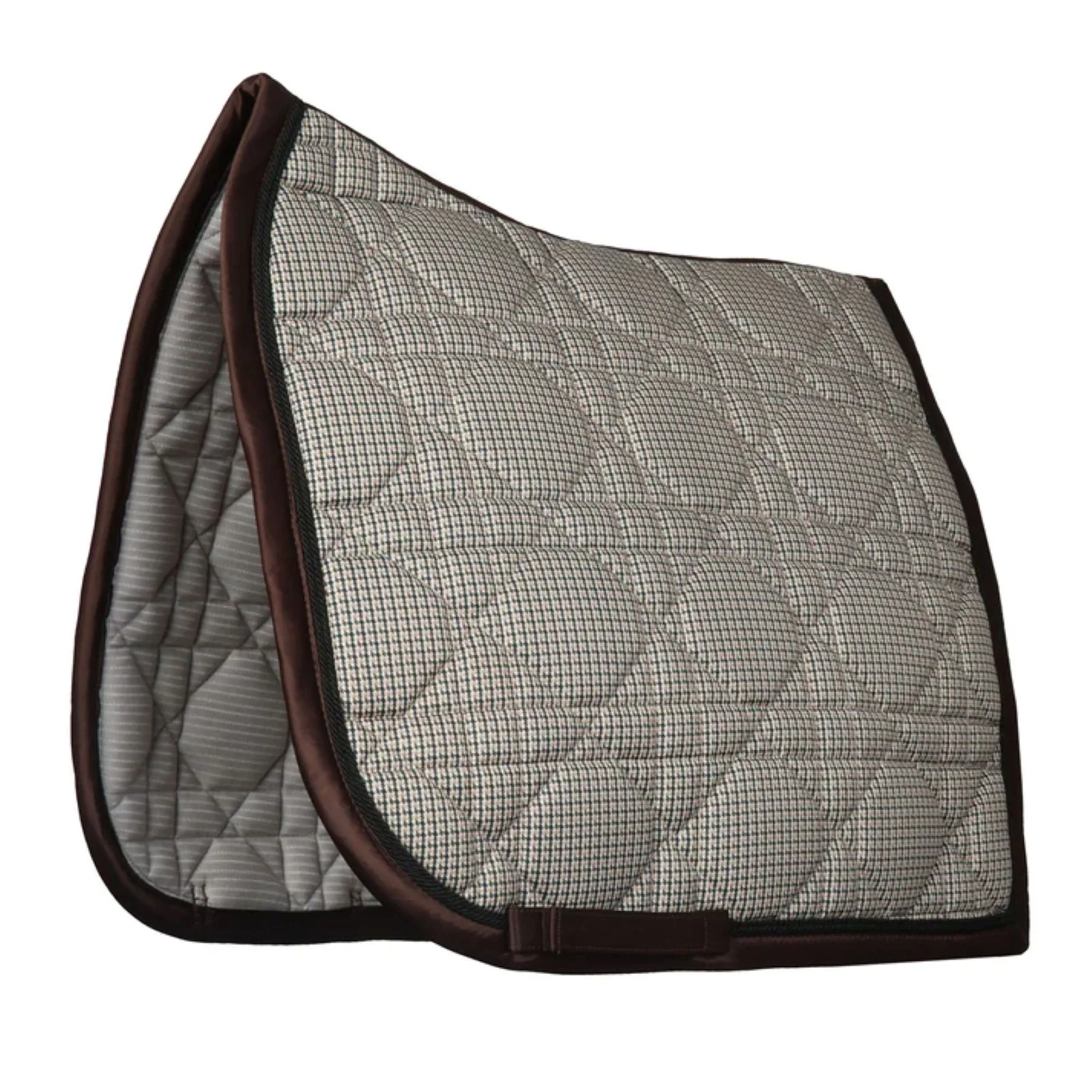 Dapplebay Heirloom Bay Houndstooth Dressage Saddle Pad - Image 2