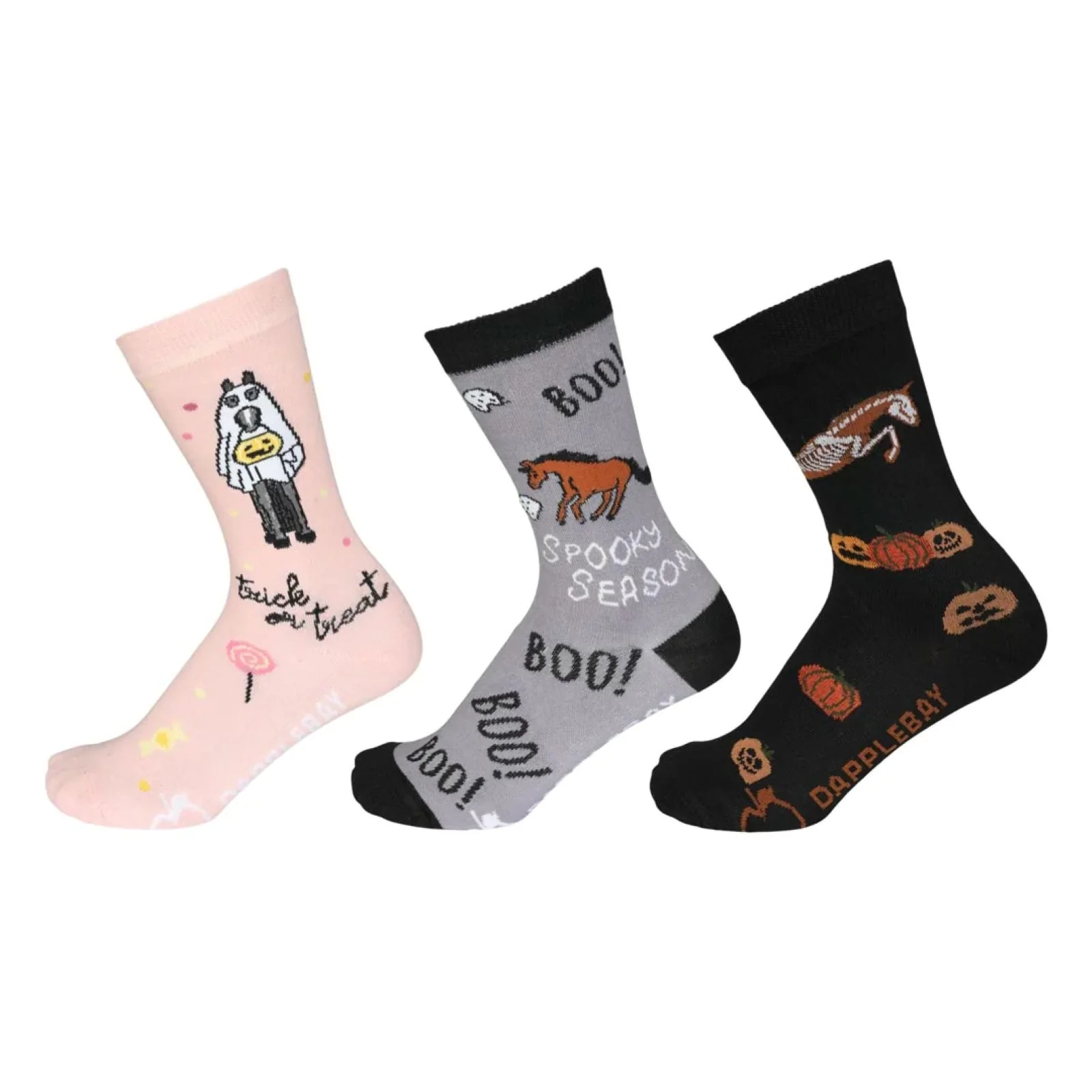 Dapplebay Kid's Halloween Sock Bundle
