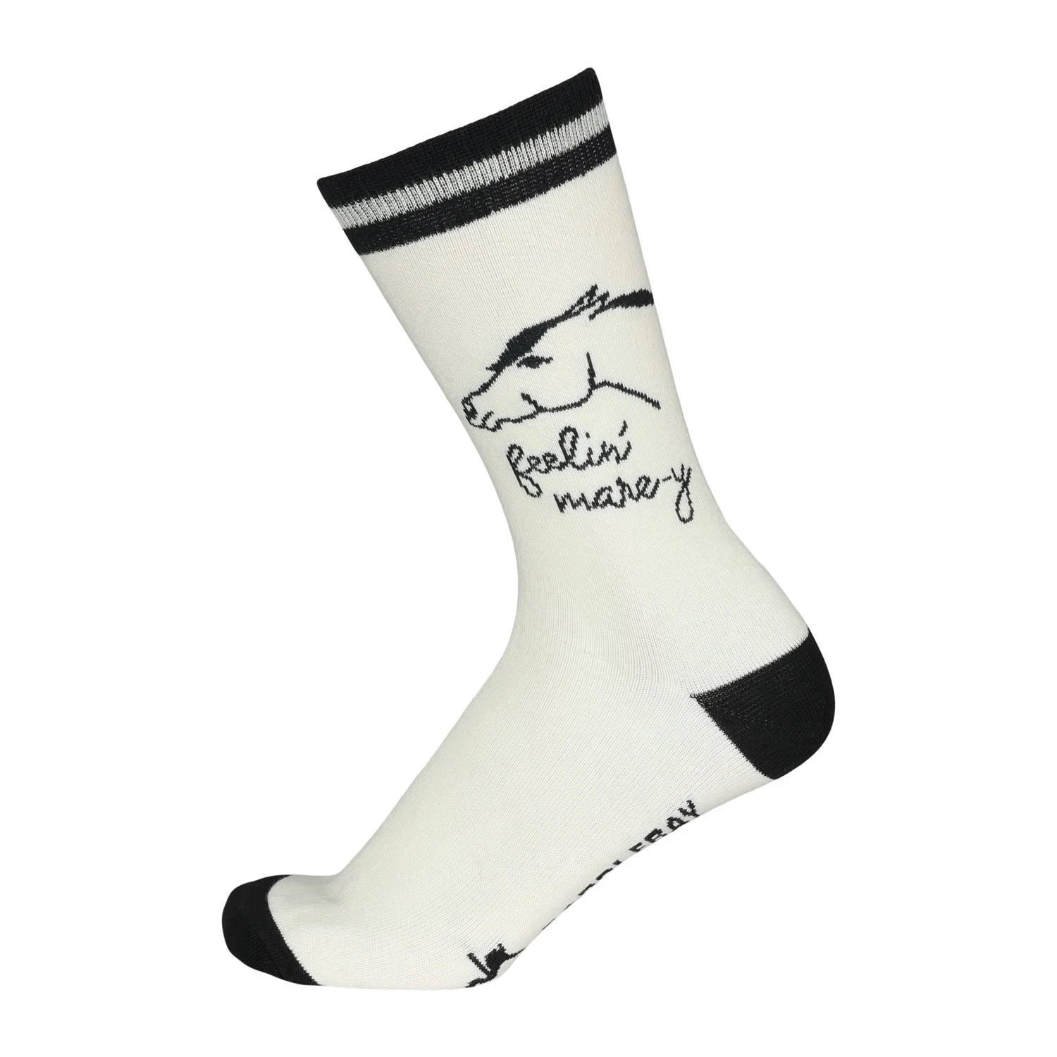 Dapplebay Knit Crew Socks-Feelin' Mare-y-Natural