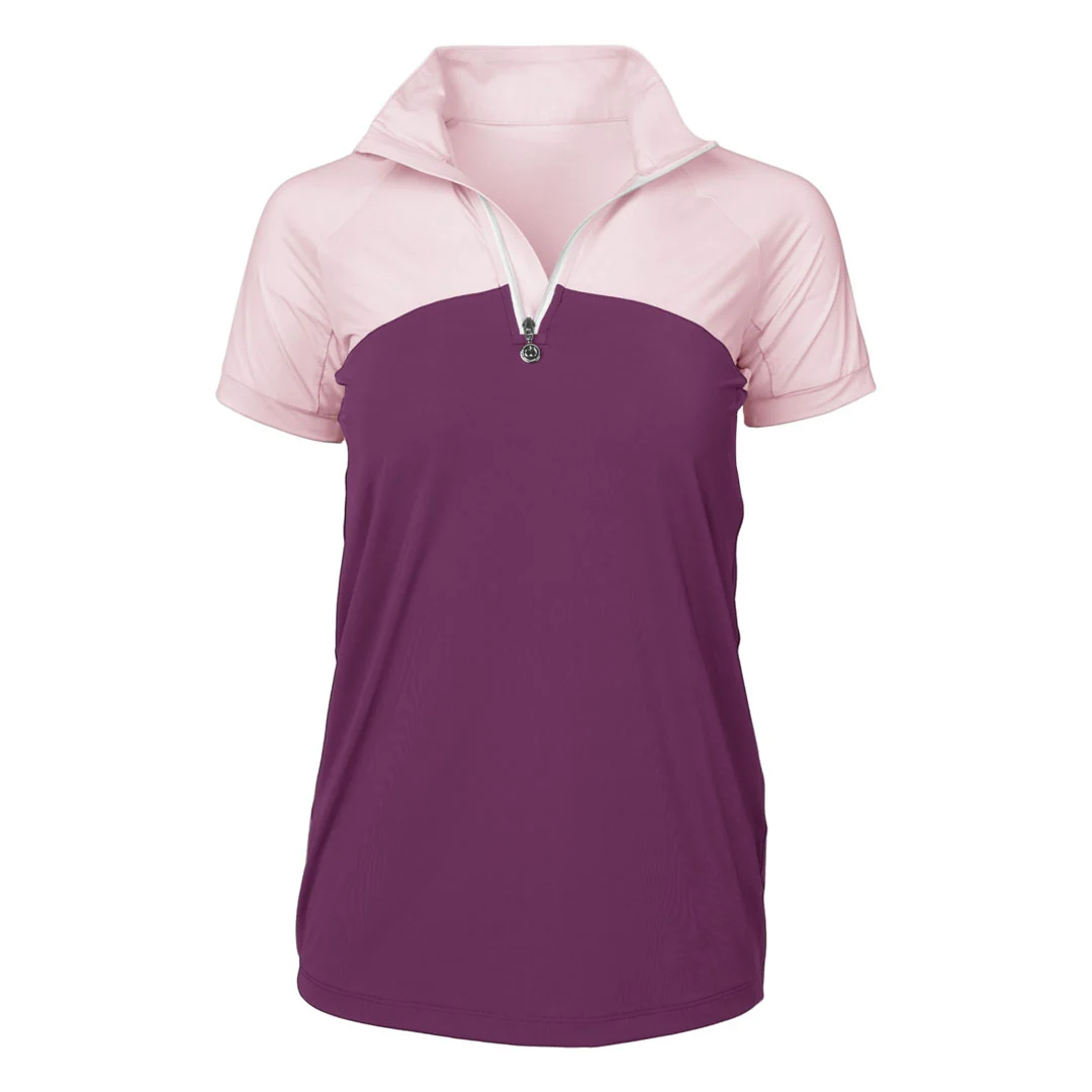 Dapplebay Lady 1/4 Zip Short Sleeve Riding Top - Image 2
