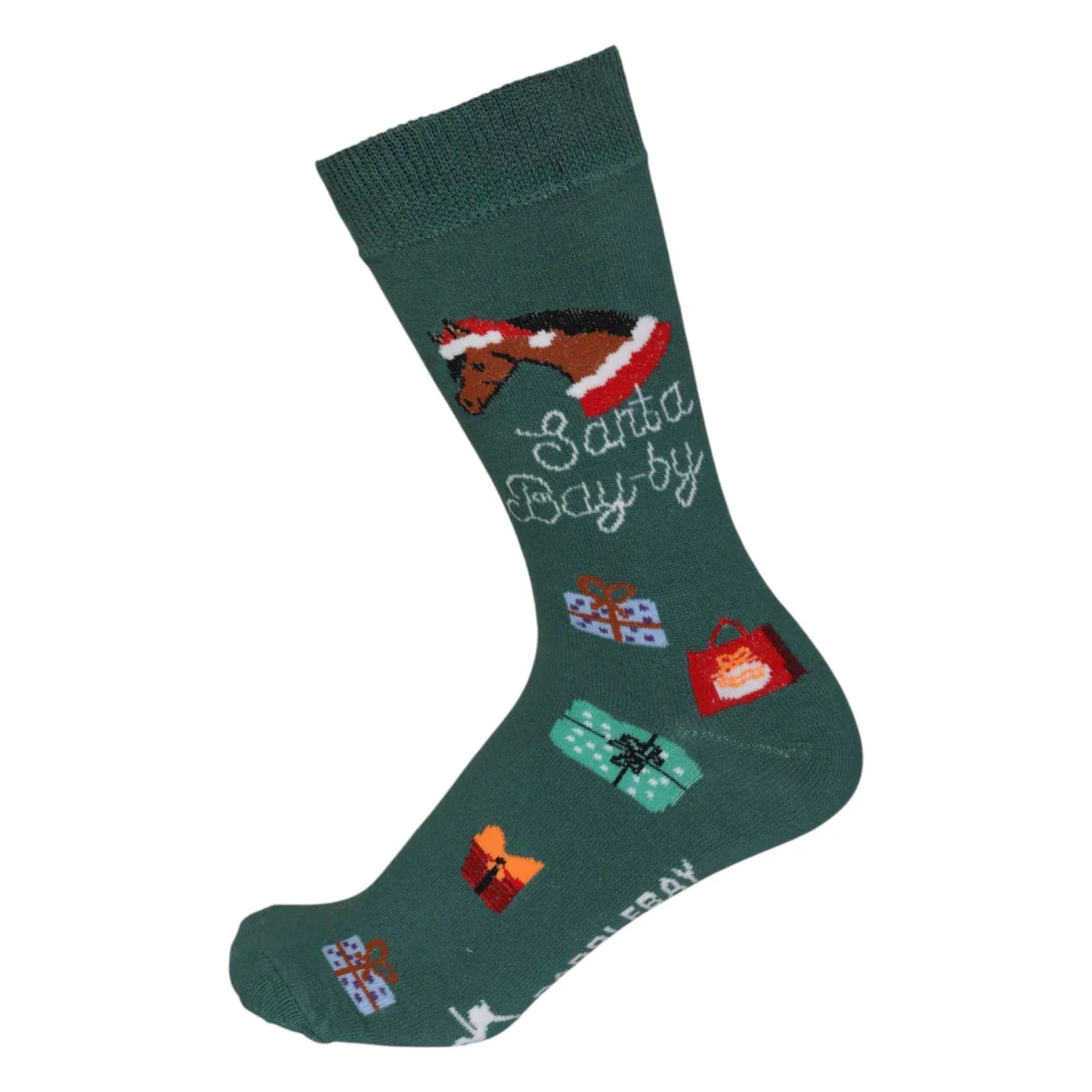 Dapplebay Santa Bay-by Knit Crew Socks