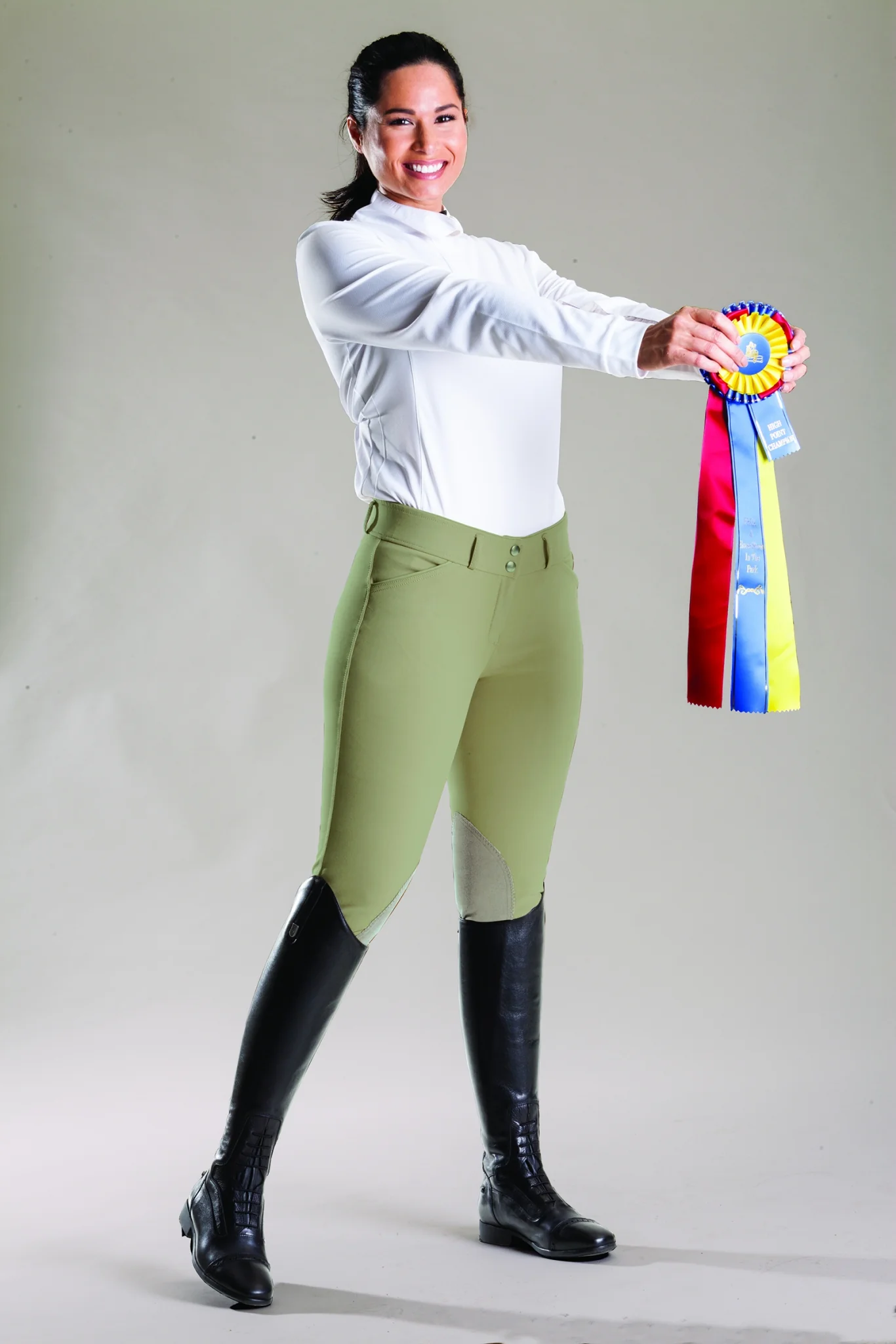 Devon Aire Ladies Signature Woven Show Breeches - Image 7