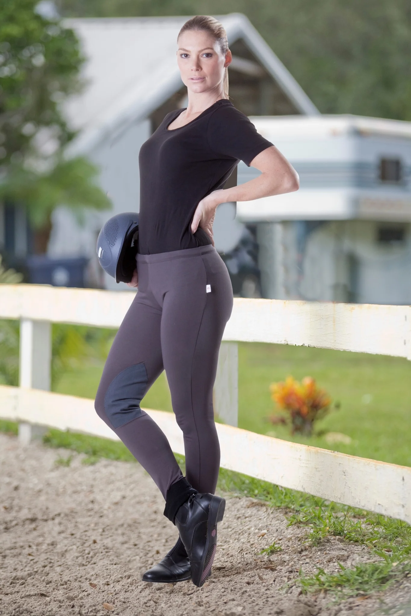 Devon Aire Ladies Versailles Riding Tights - Image 9