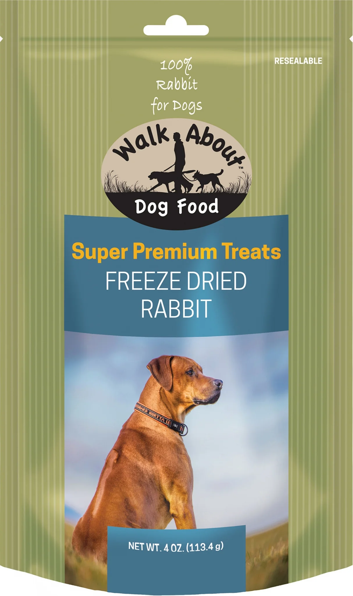 Walkabout Freeze Dried Dog Treats - Rabbit - Image 2