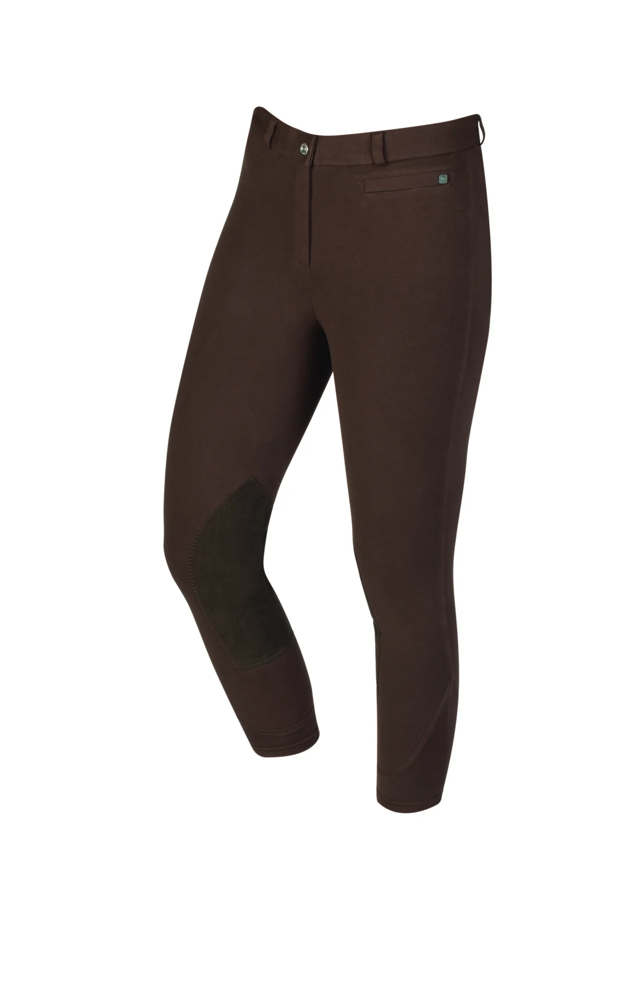 Dublin Supa-Fit Zip Up Suede Knee Patch Breeches - Ladies - Image 2