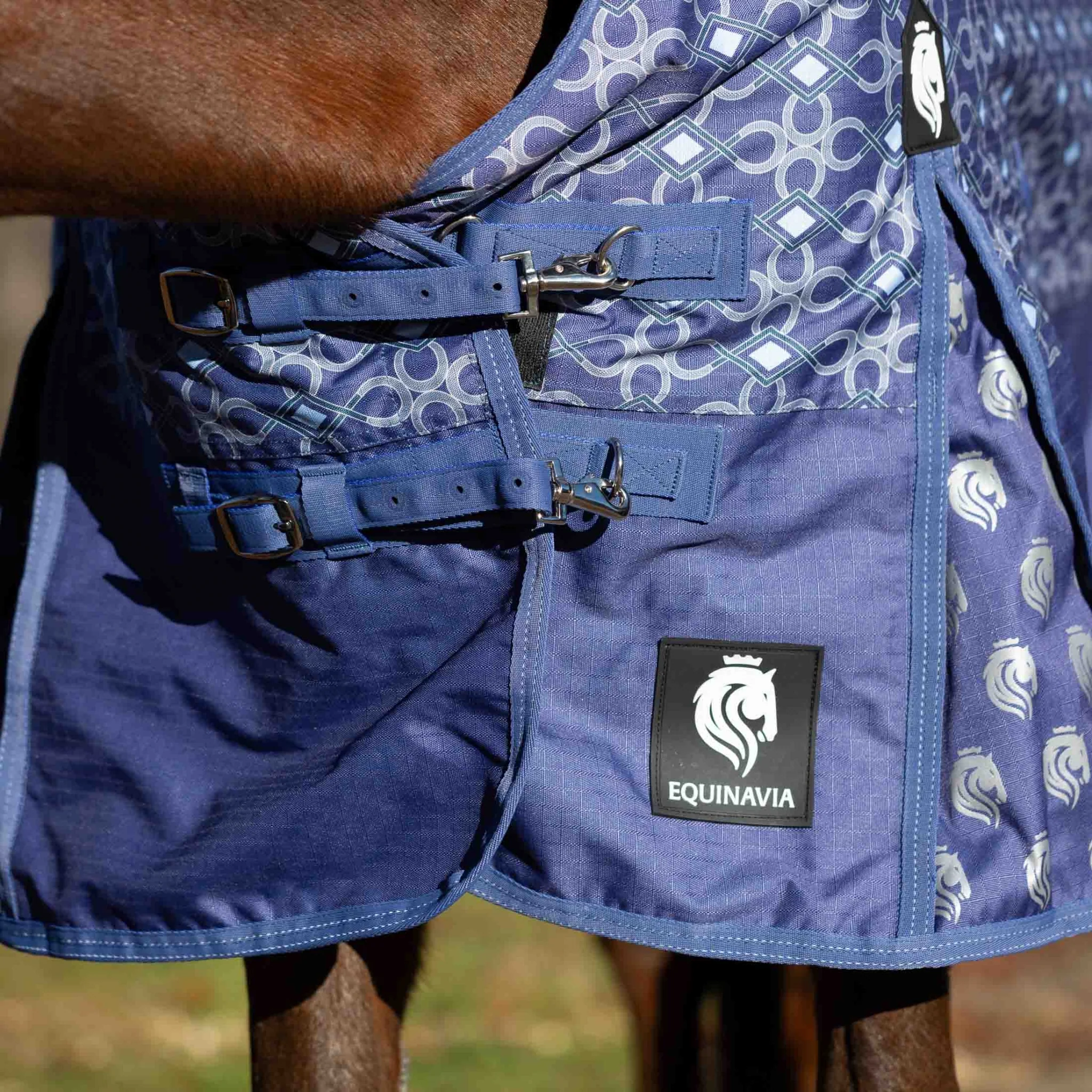 Equinavia Arktis Extended Neck Mid Weight Turnout Blanket 200g - Image 17