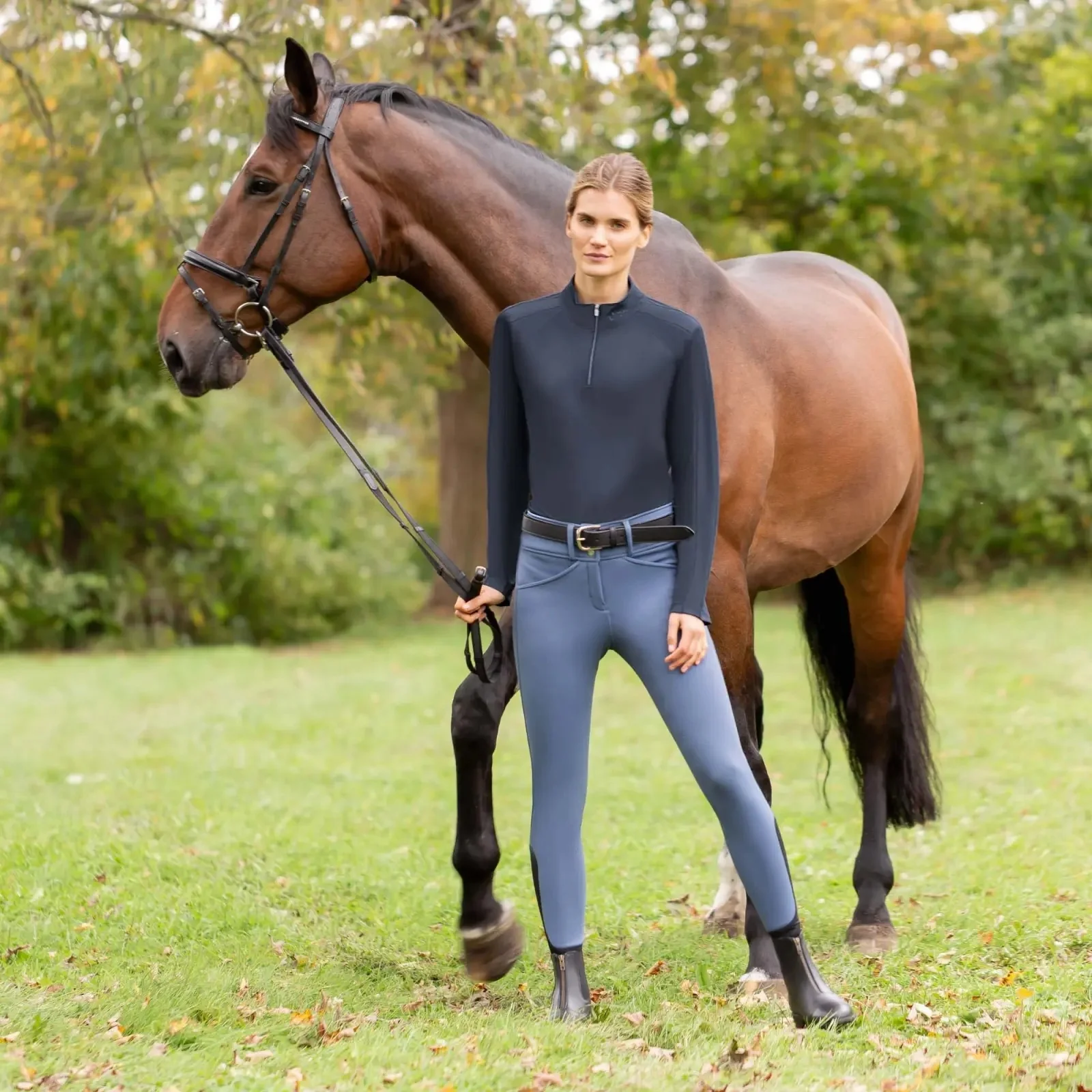 Equinavia Maud Ladies Thermo Softshell Full Seat Breeches - Image 3
