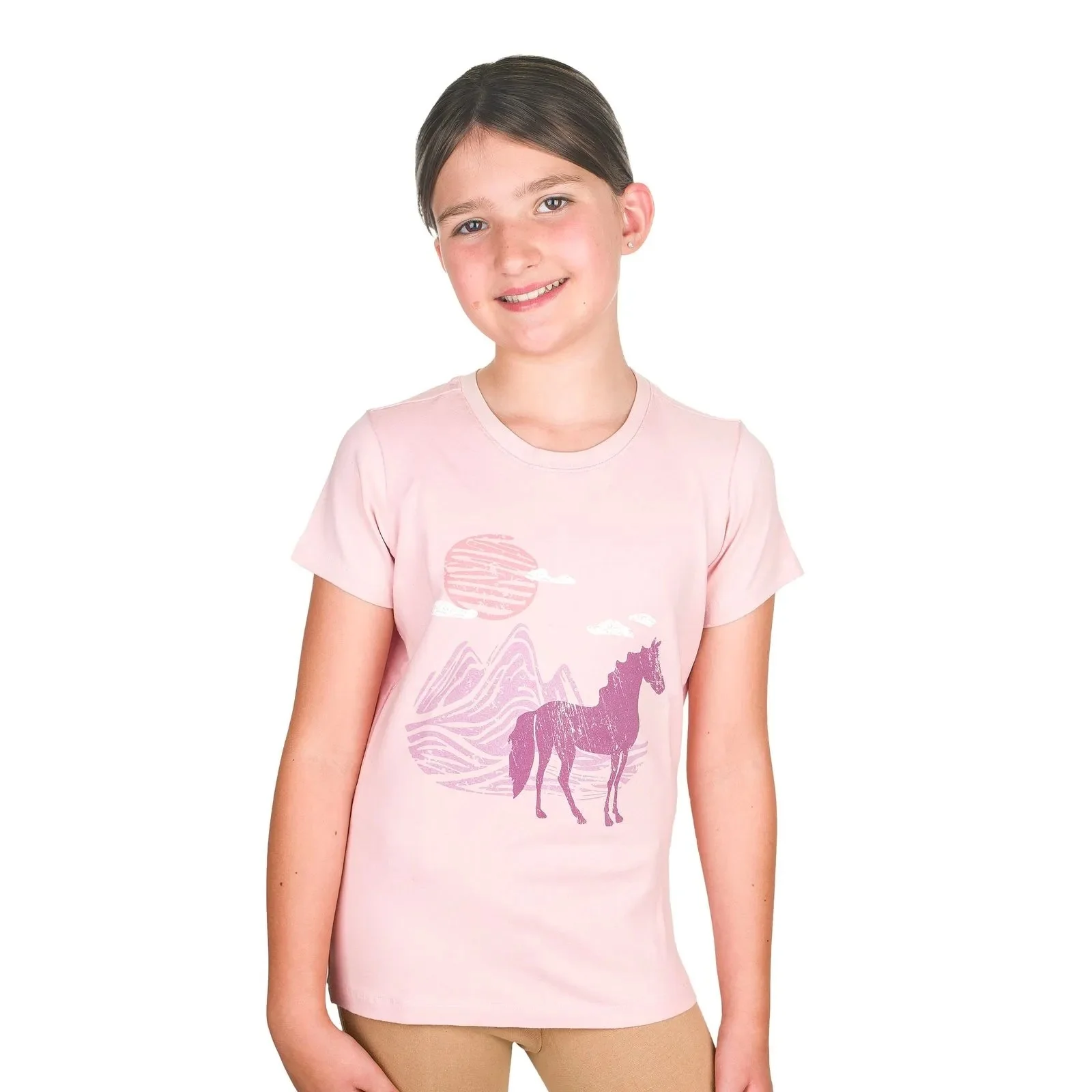 EquiStar Kids Short Sleeve Graphic Tee Shirt - Image 3