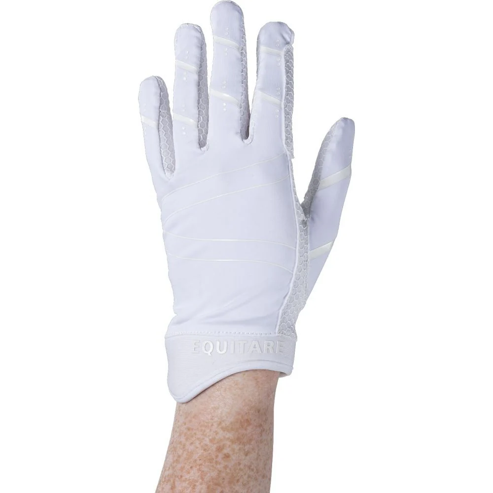 Equitare Ladies Lycra Grip Riding Gloves - Image 5