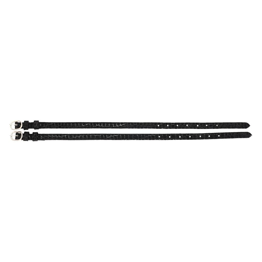 Equitare Sparkly Croc English Spur Straps