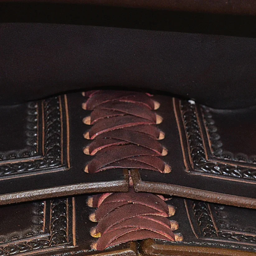 Fabtron Sonoma Border Tooled Trail Saddle - Image 3