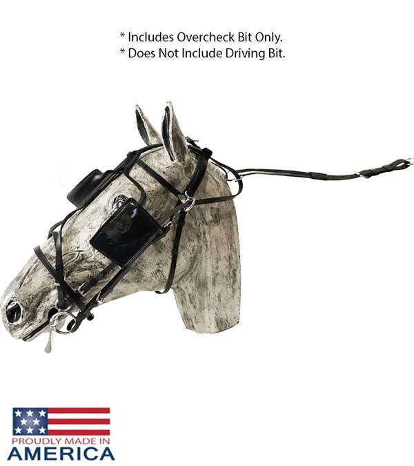 Feather-Weight Euro Style Double Overcheck Bridle - Image 3