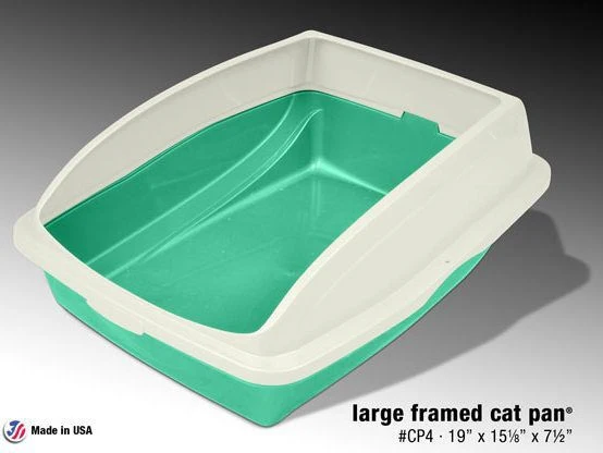 Framed Cat Litter Pan