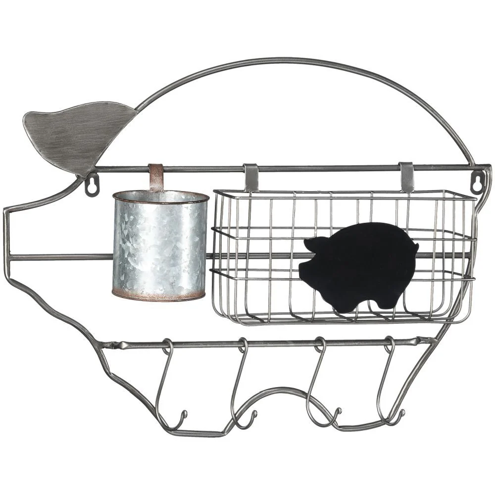 Gift Corral Pig Wall Organizer