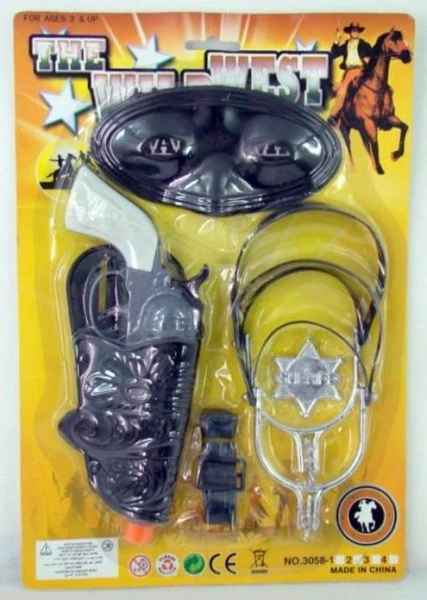 Gift Corral Pistol with Holster and Spurs