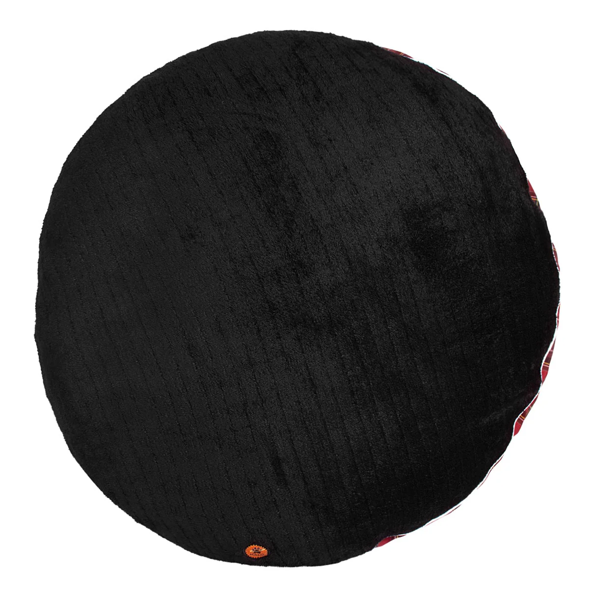 Halo Ec Red Plaid Round Dog Bed - Image 4