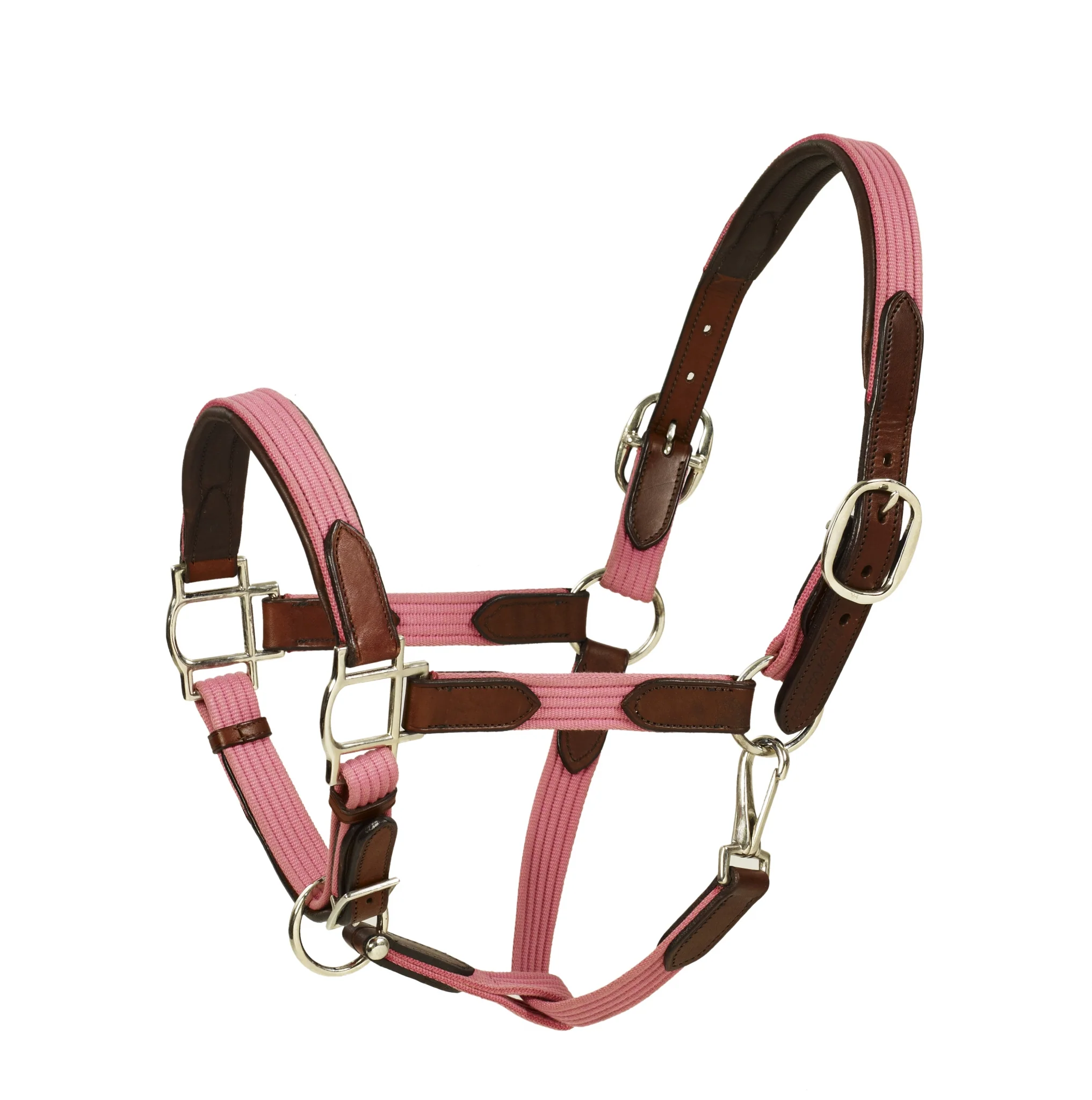 HK Americana Leather Padded Web Halter - Image 6